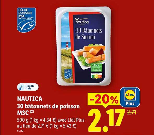 NAUTICA 30 bâtonnets de poisson MSC (2)