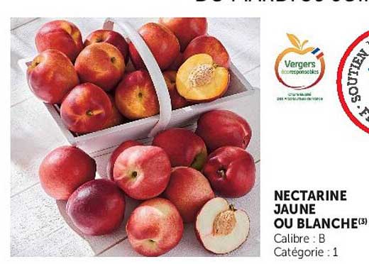 NECTARINE JAUNE OU BLANCHE(3)