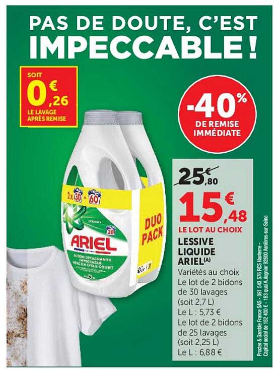 PAS DE DOUTE, C’EST IMPECCABLE!