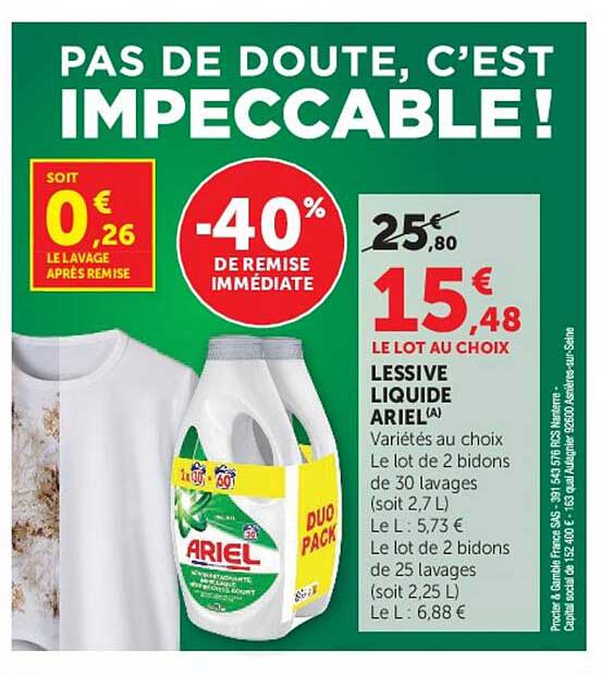 PAS DE DOUTE, C’EST IMPECCABLE!