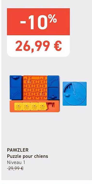 PAWZLER Puzzle pour chiens Niveau 1
