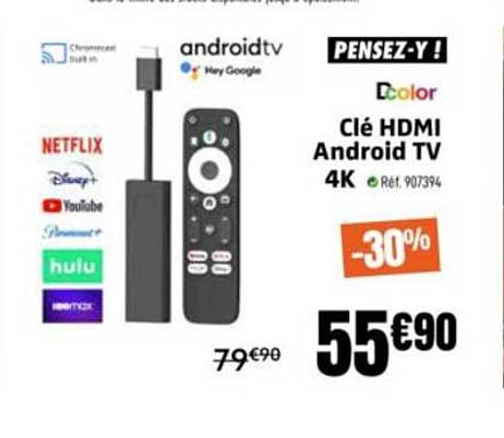 PENSEZ-Y ! Clé HDMI Android TV 4K