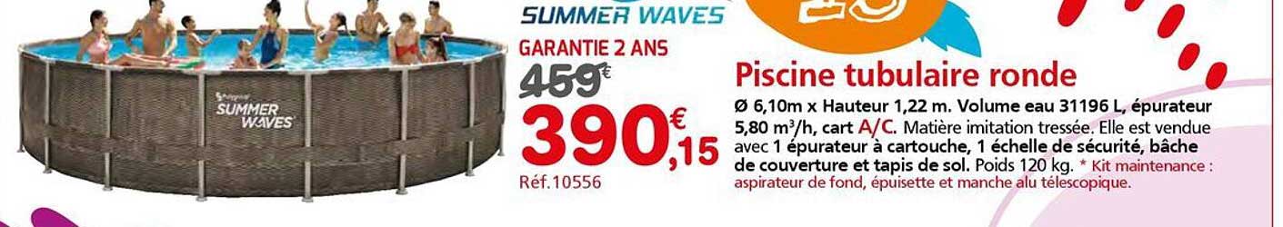 Piscine tubulaire ronde