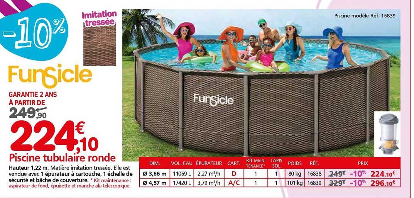 Piscine tubulaire ronde