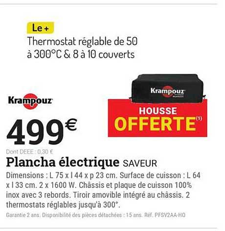 Plancha électrique SAVEUR