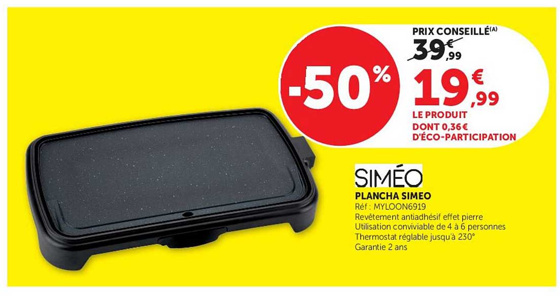 PLANCHA SIMEO