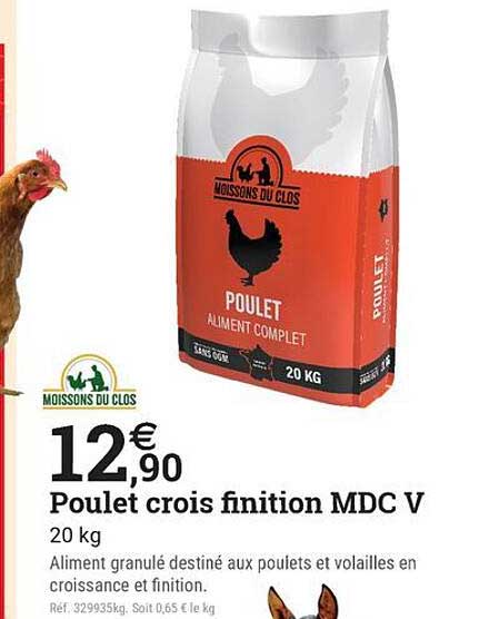 Poulet crois finition MDC V