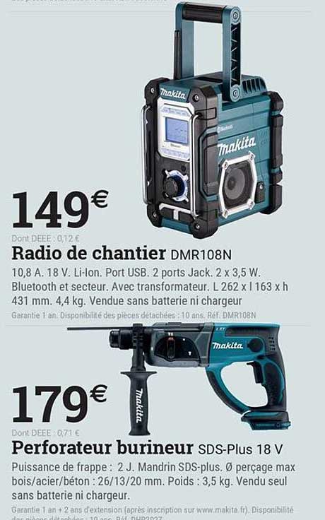 Radio de chantier DMR108N