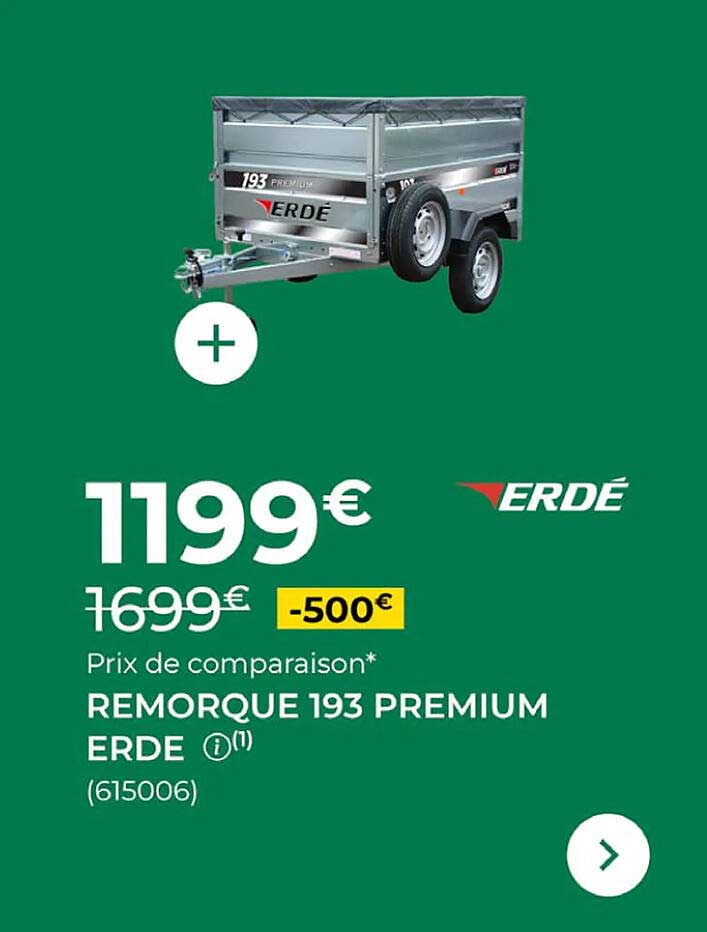 REMORQUE 193 PREMIUM ERDE