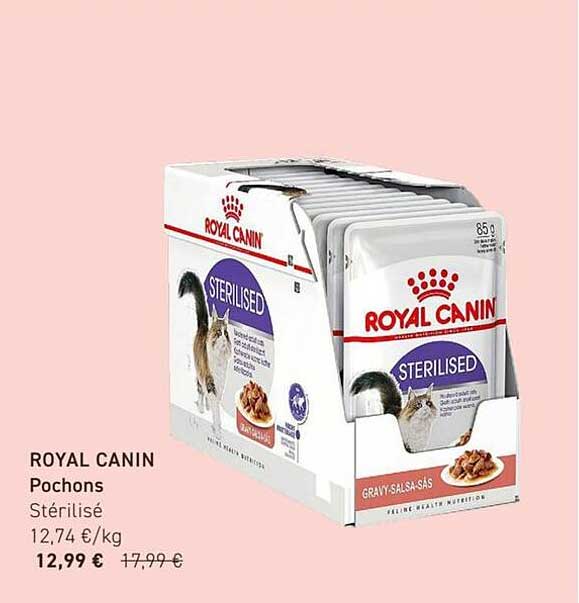 ROYAL CANIN Pochons Stérilisé