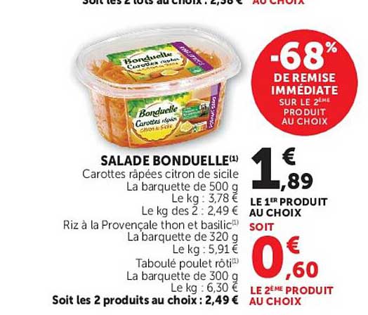 SALADE BONDUELLE
