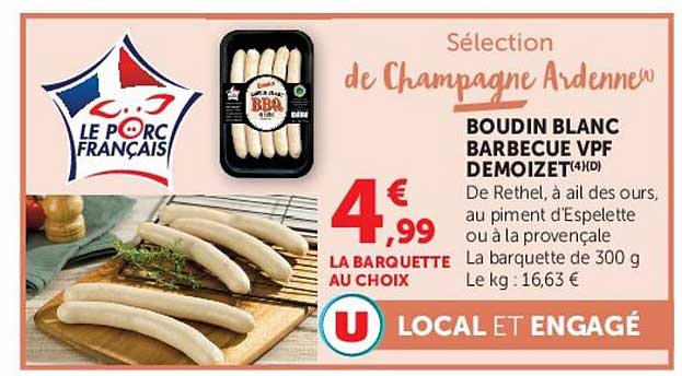 Sélection de Champagne Ardenne Boudin blanc barbecue VPF demoulet(4)(D)