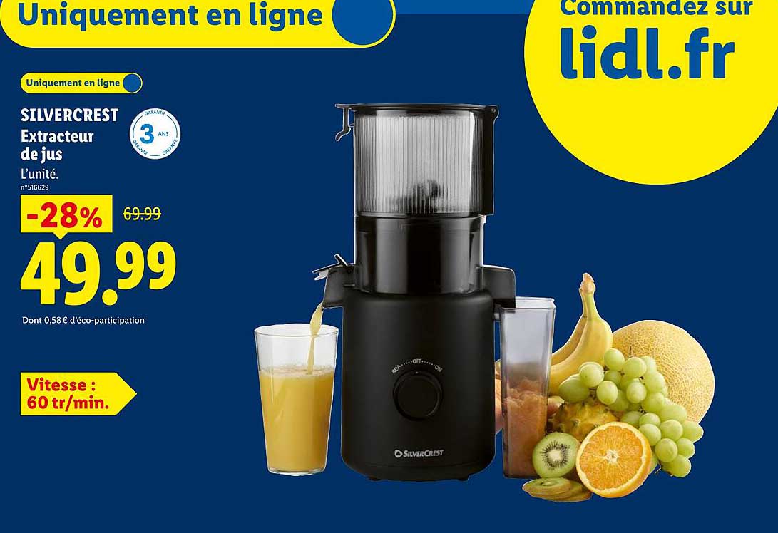 SILVERCREST Extracteur de jus