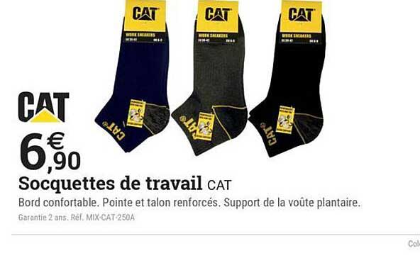 Socquettes de travail CAT