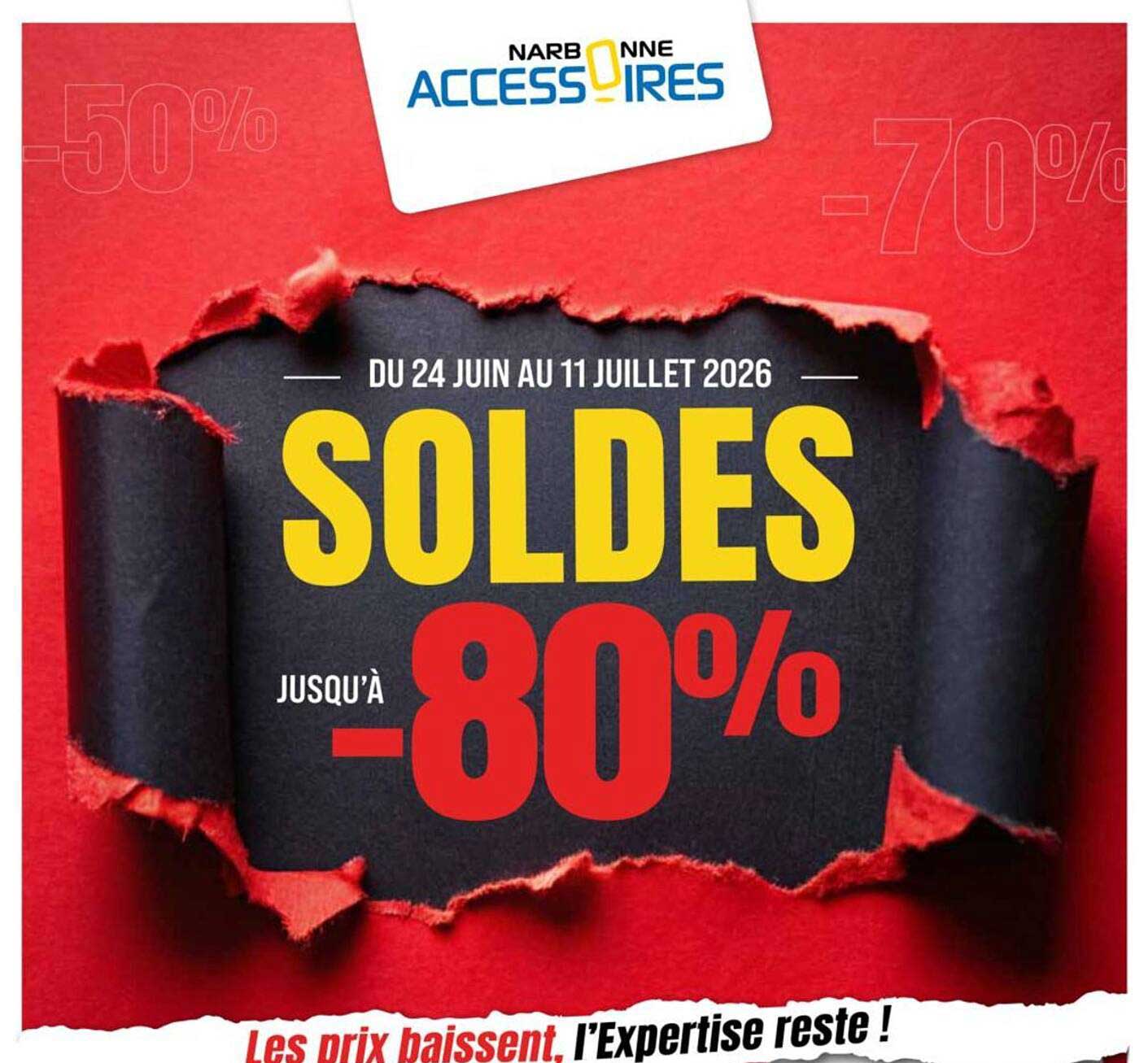 SOLDES JUSQU'À -80%