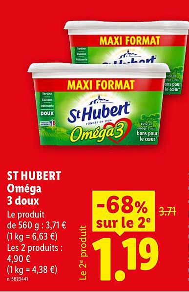 ST HUBERT Oméga 3 doux