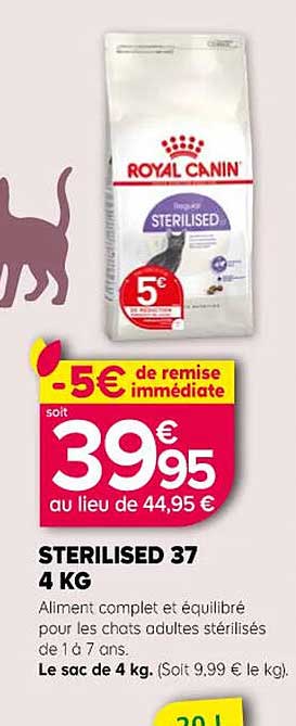 STERILISED 37 4 KG