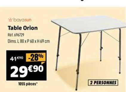 Table Orion