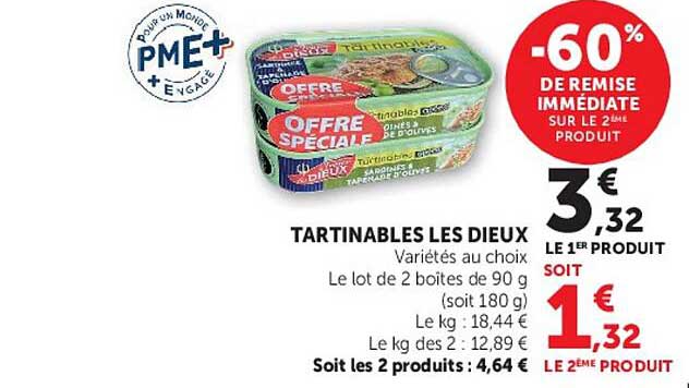 TARTINABLES LES DIEUX