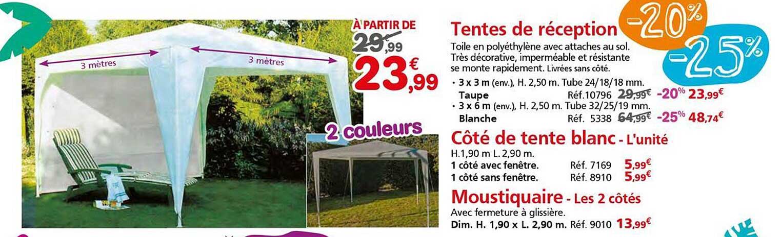 Tentes de réception