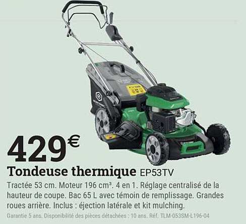 Tondeuse thermique EP53TV