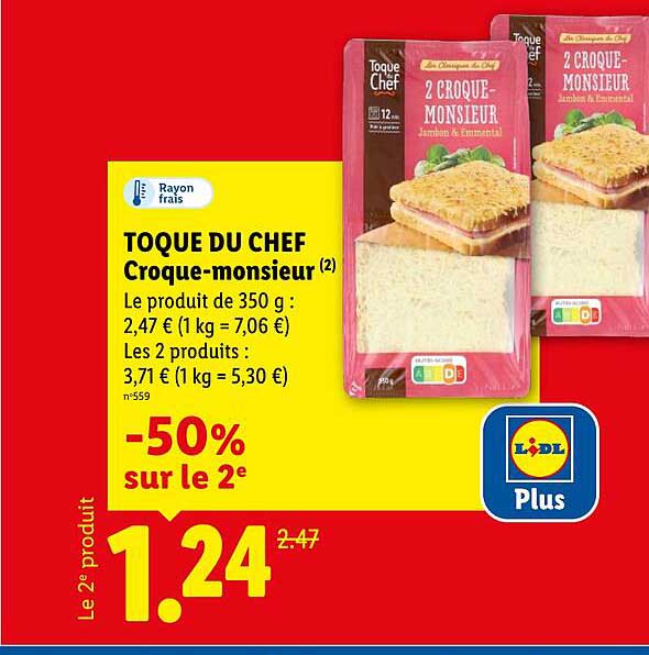 TOQUE DU CHEF Croque-monsieur (2)