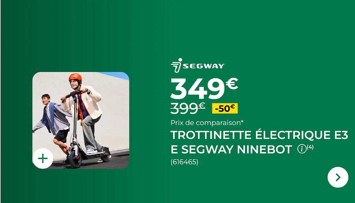 TROTTINETTE ÉLECTRIQUE E3 E SEGWAY NINEBOT