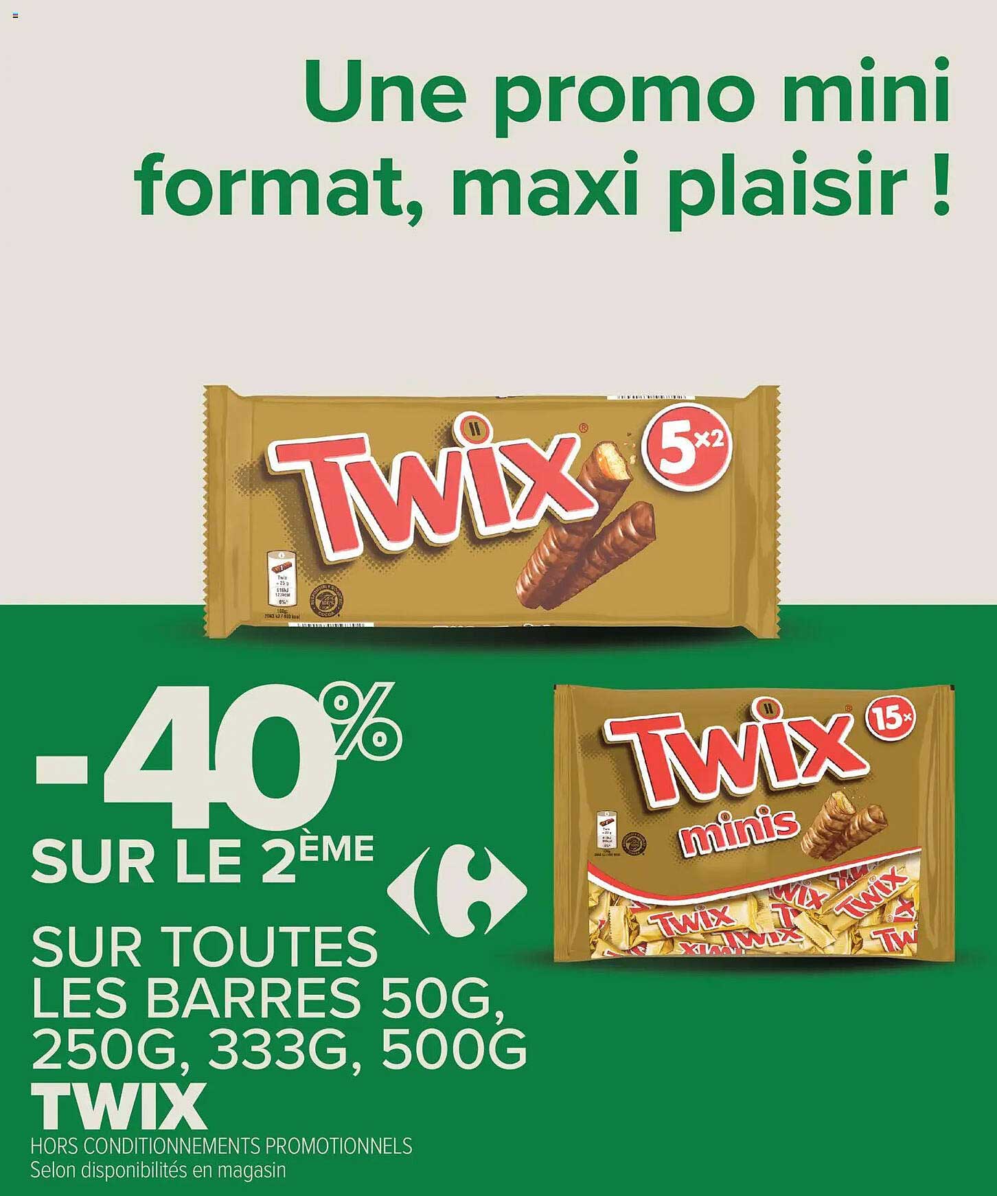 Une promo mini format, maxi plaisir !