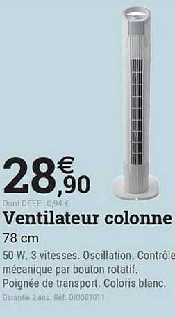 Ventilateur colonne