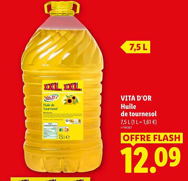 VITA D'OR Huile de tournesol