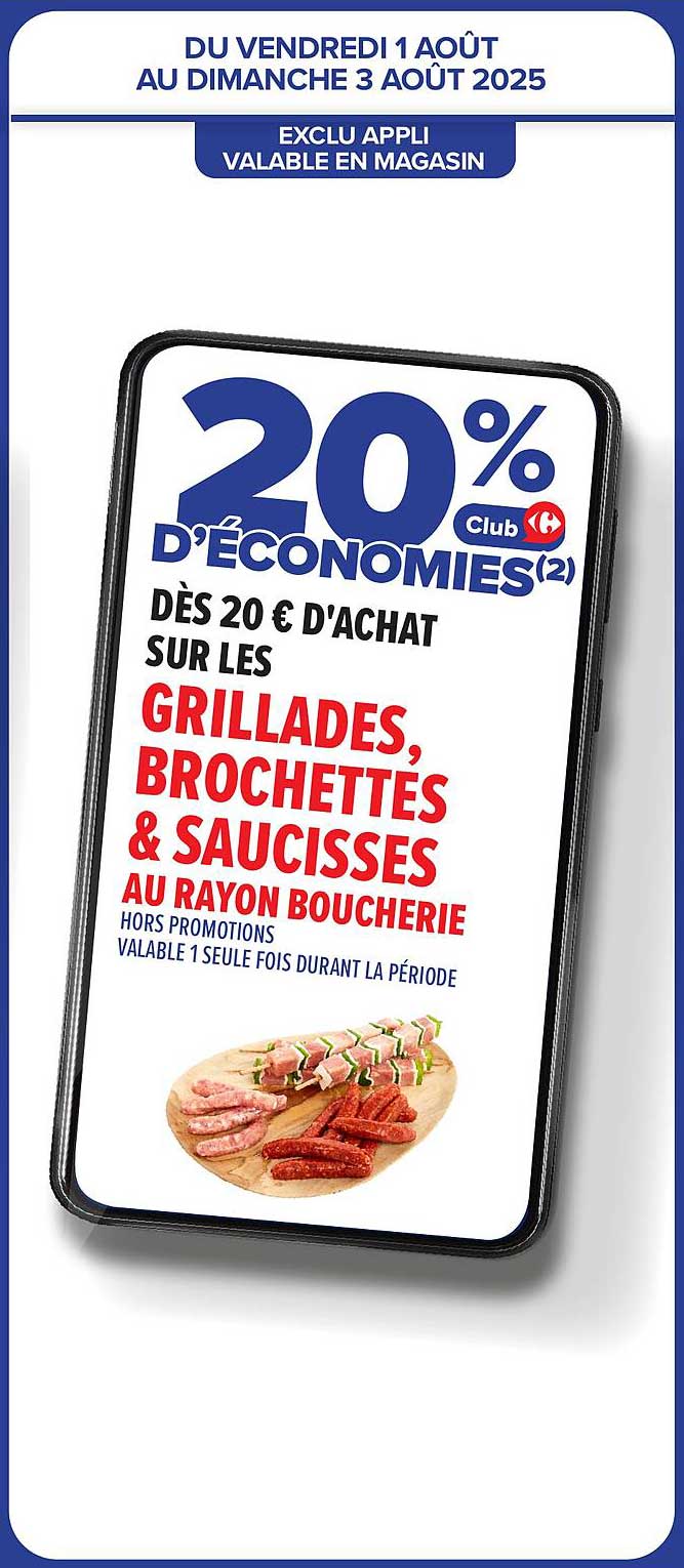20% D'ÉCONOMIES Club Carrefour