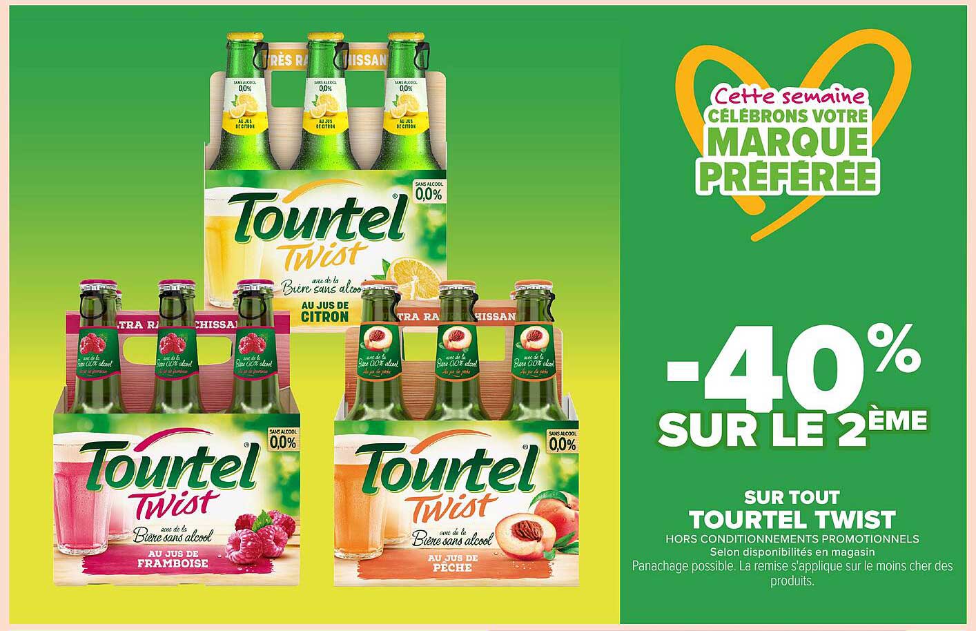 -40% SUR LE 2ÈME SUR TOUT TOURTEL TWIST