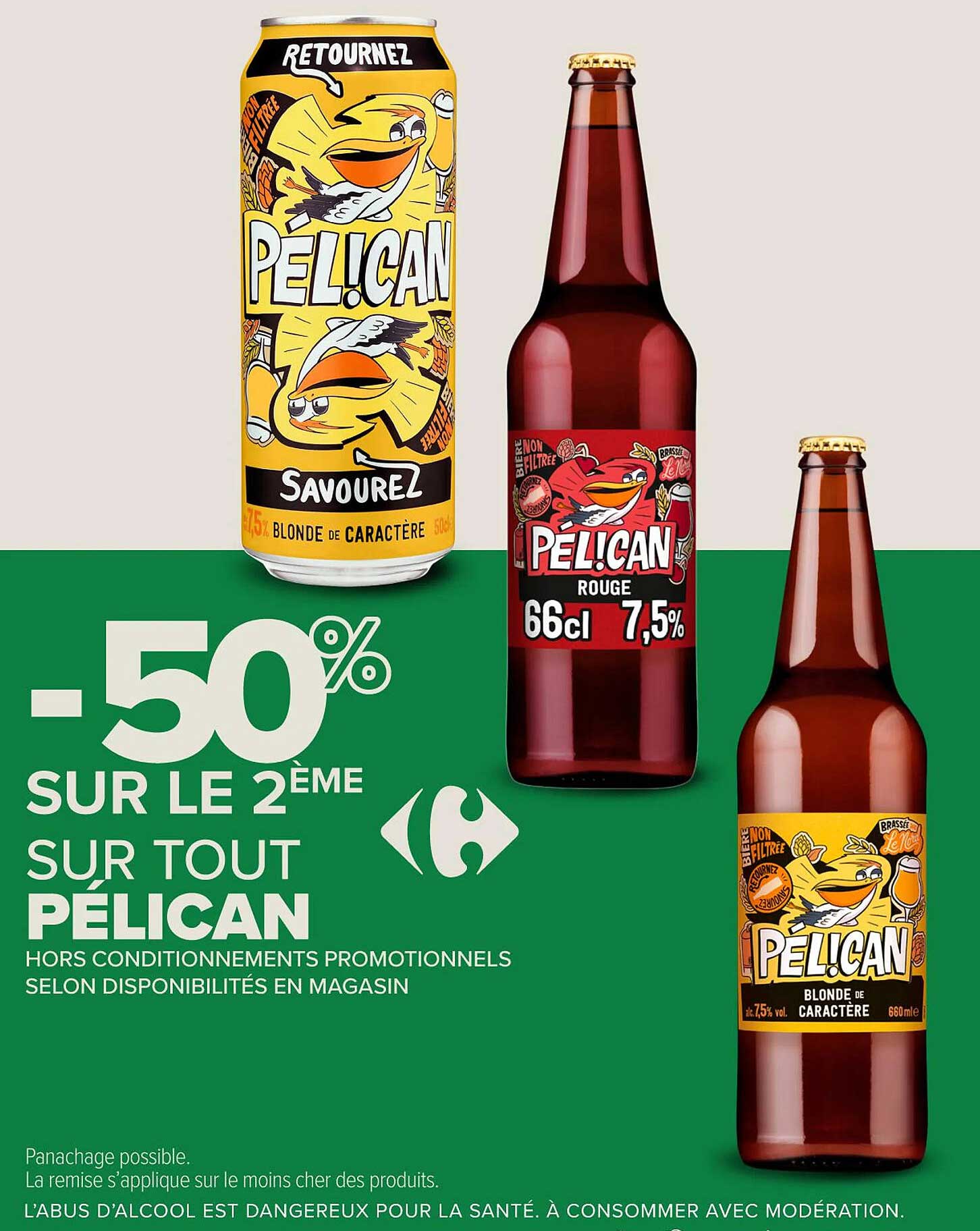 -50% SUR LE 2ÈME SUR TOUT PÉLICAN