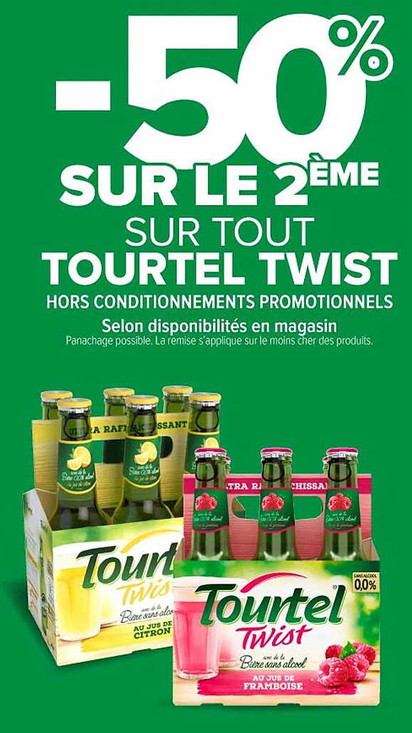 -50% SUR LE 2ème SUR TOUT TOURTEL TWIST