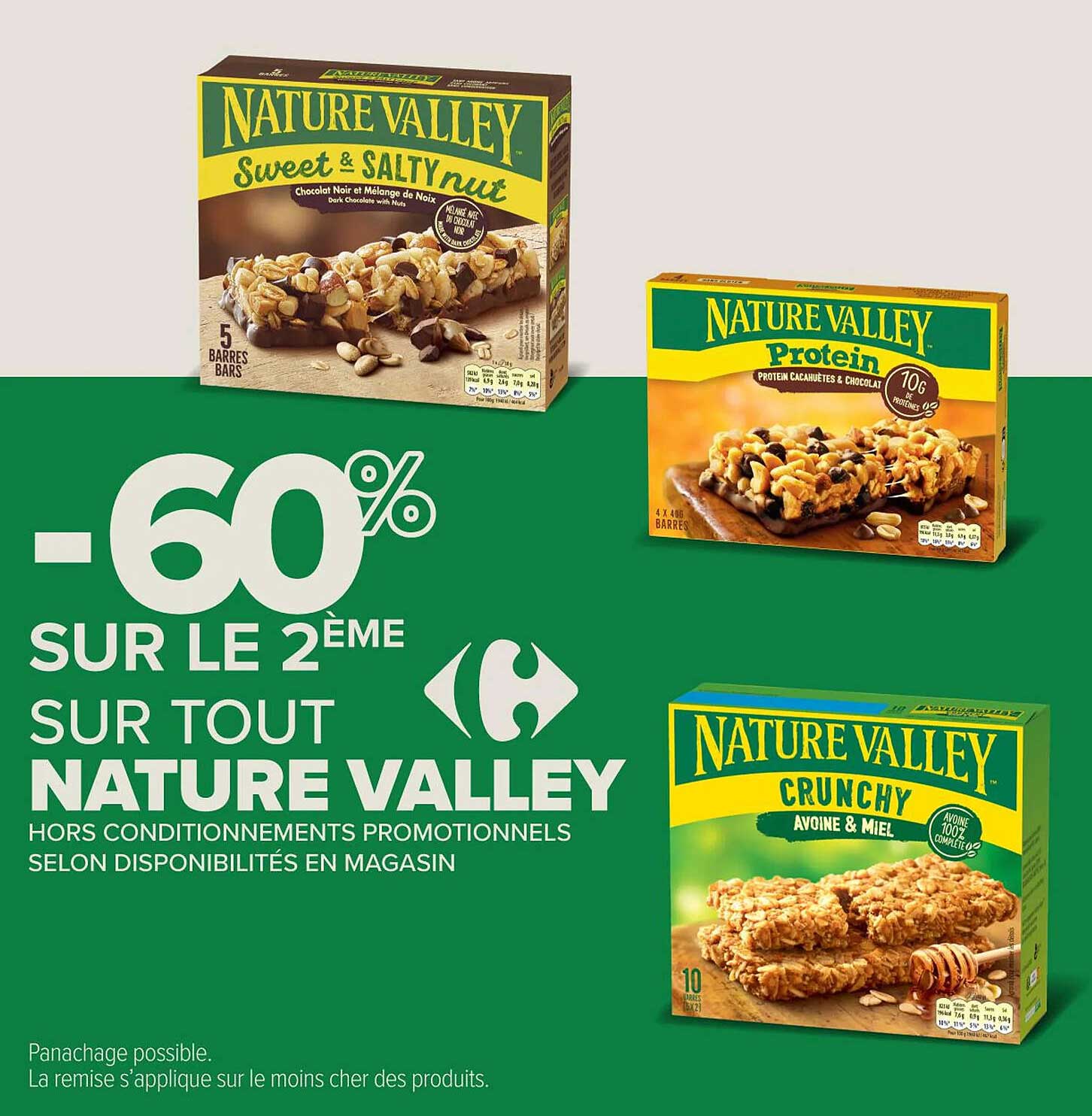 -60% SUR LE 2ÈME SUR TOUT NATURE VALLEY