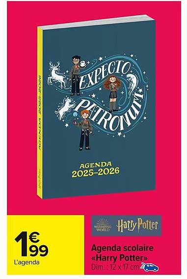 Agenda scolaire «Harry Potter»