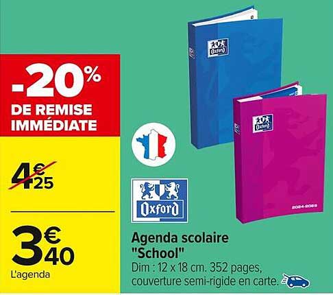 Agenda scolaire "School"