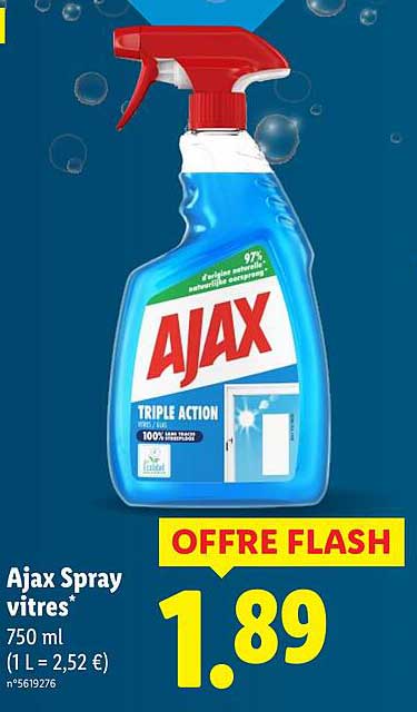 Ajax Spray vitres*