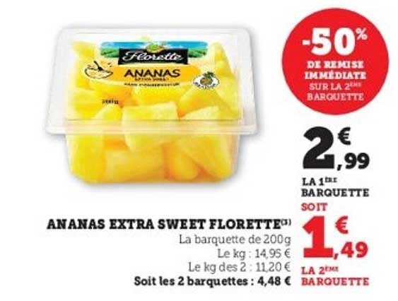 ANANAS EXTRA SWEET FLORETTE
