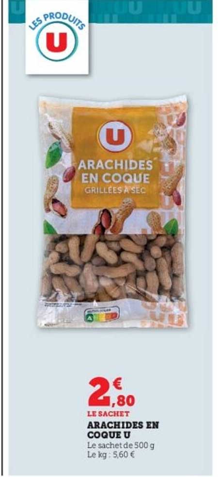 Arachides en coque U