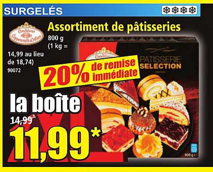 Assortiment de pâtisseries