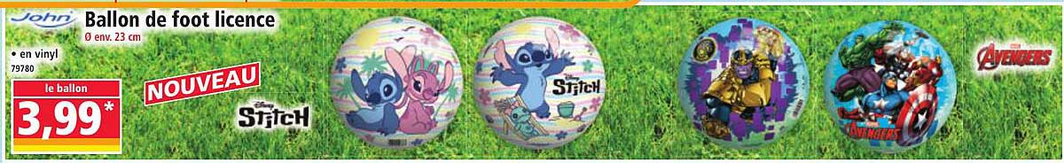 Ballon de foot licence