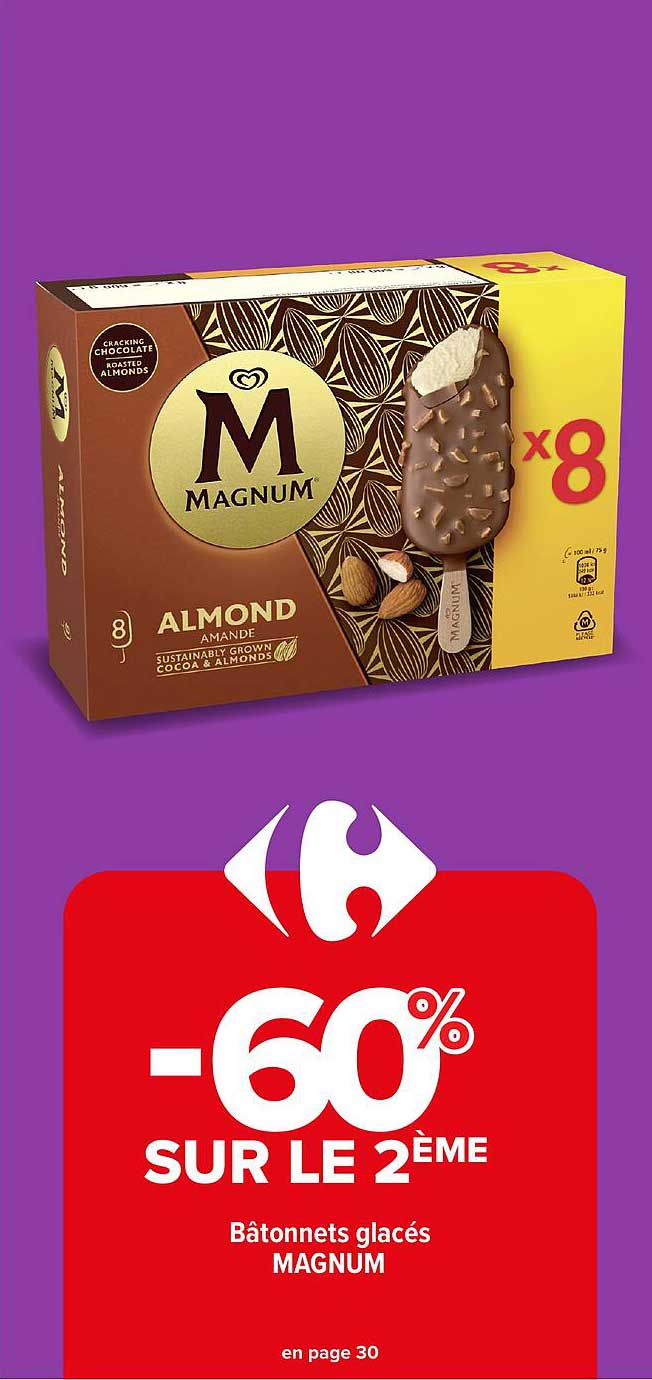 Bâtonnets glacés MAGNUM