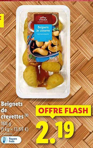 Beignets de crevette