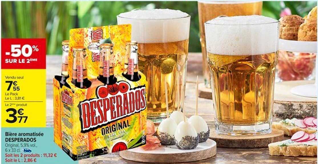 Bière aromatisée DESPERADOS