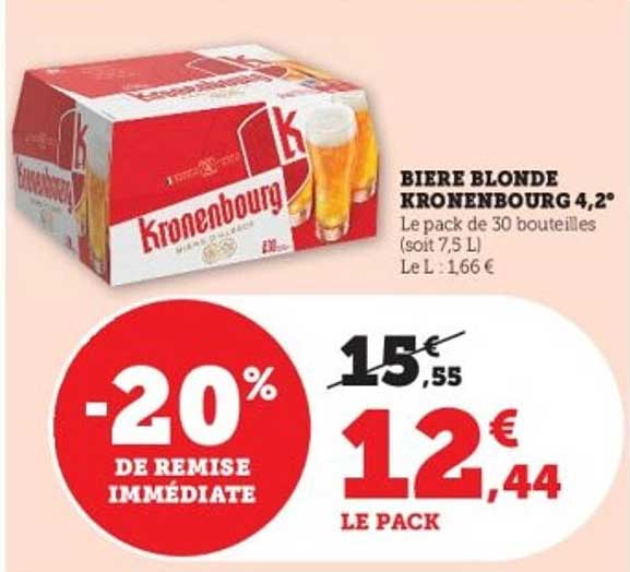 BIERE BLONDE KRONENBOURG 4,2°