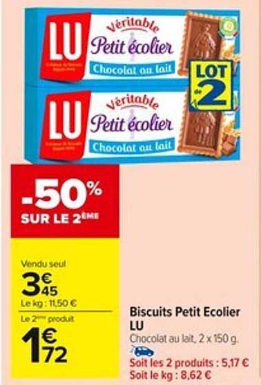 Biscuits Petit Ecolier LU