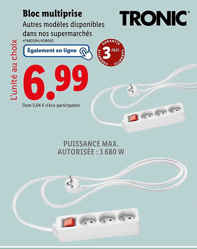 Bloc multiprise