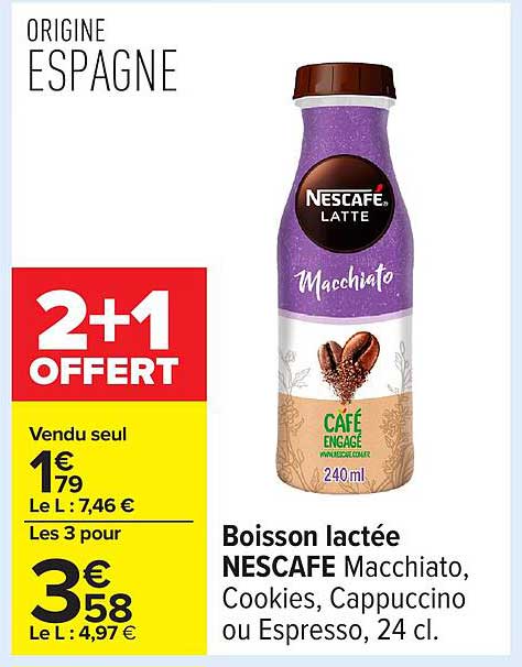 Boisson lactée NESCAFÉ Macchiato