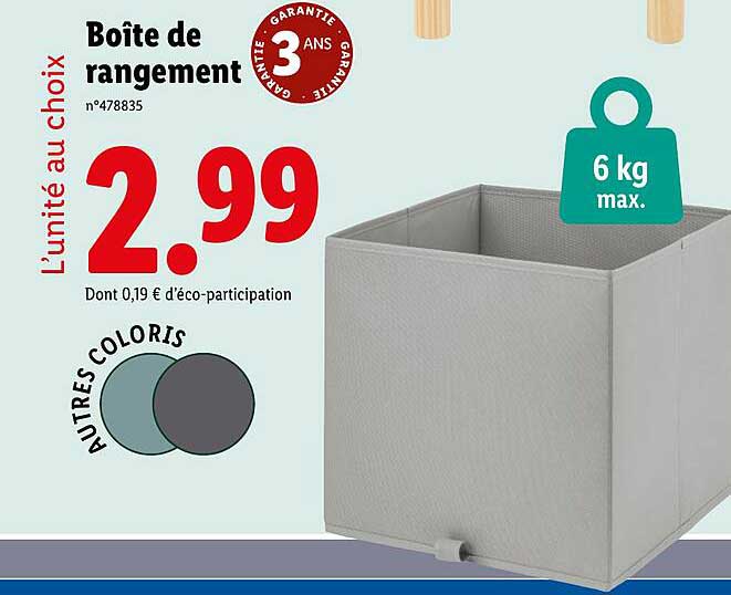 Boîte de rangement
